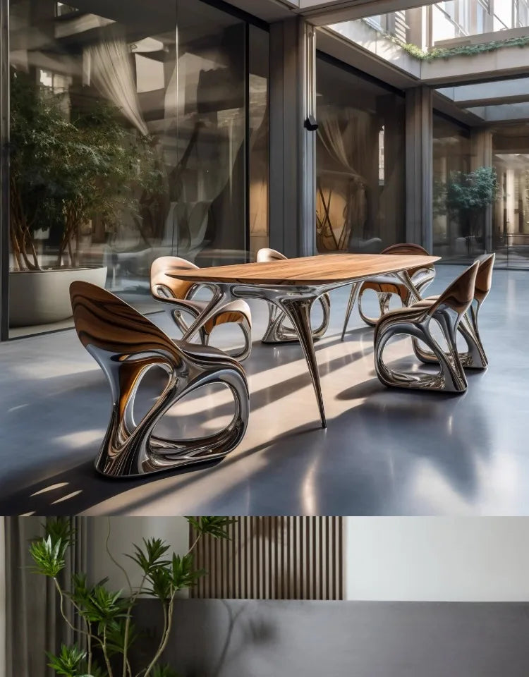 Nordic designer creative leisure chair living room balcony single sofa negotiation chair hollow electroplating chair