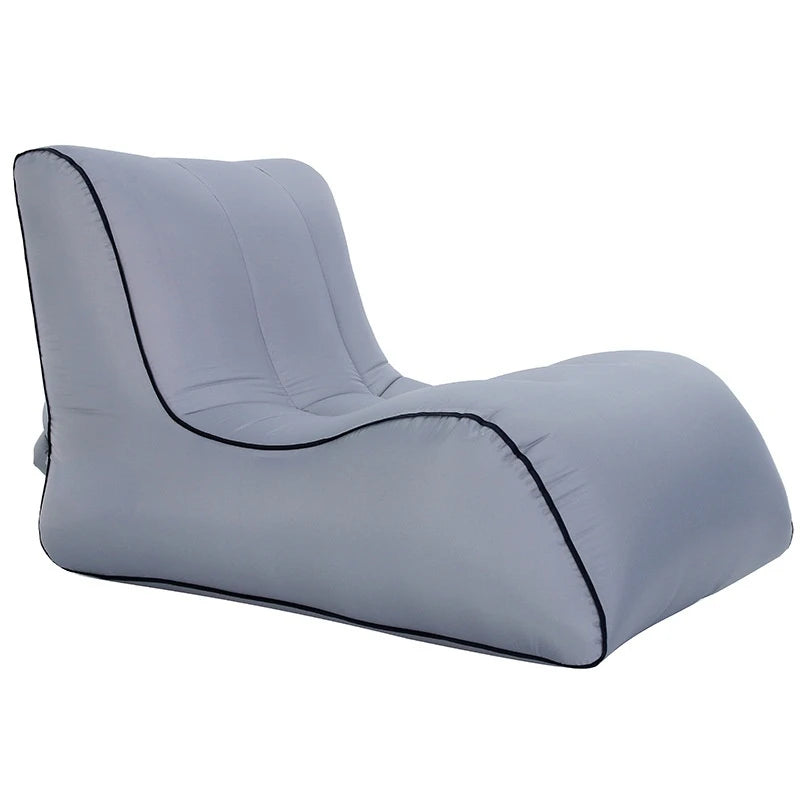 Inflatable Sofa Beach Camping Hiking Picnics Music Festivals-easy Inflation Air Chair Lounger Fabric Foldable Backyard Use