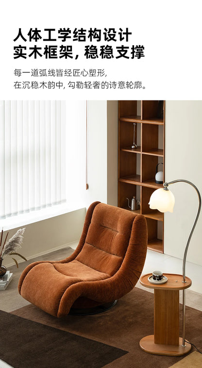Bay sofa recliner lazy sofa reclining sleeping rocking chair balcony home leisure single fabric