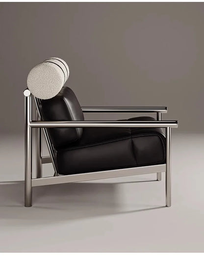 Single sofa chair creative metal homestay lazy leisure chair