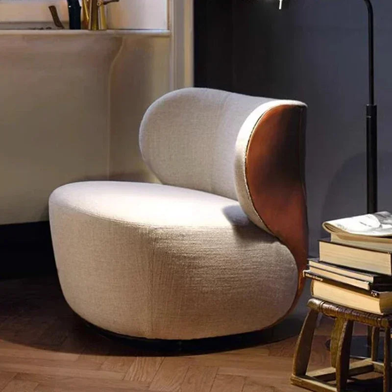 -Customized Velvet Fabric Lounge Sofa Chair Modern Ergonomic Accent Leisure Living Room Chairs