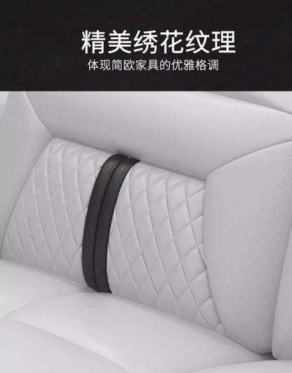 Multifunction Modern Sofas Genuine Leather Minimalist Electric Apartment Living Room Sofas Massage Comfortable Muebles Furniture