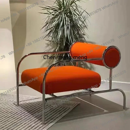 Designer Chair Gaming Living Room Chairs Arm Sofa PU Leather Modern Lazy Chair Designer Unique Fauteuil Salon Single Sofa