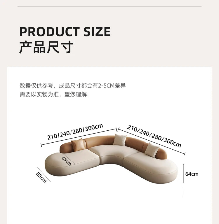 Hotel Curved Sofa Designer Leisure High Quality Hallway Aesthetics Modern Balcony Sofas Leisure Gaming Muebles Home Furniture