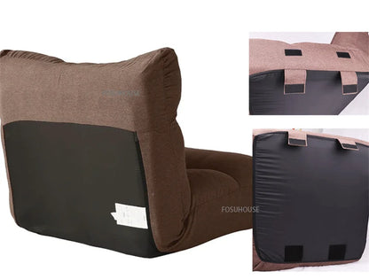Creative Lying and Sleeping Living Room Sofa Japanese Tatami Bedroom Lazy Sofa Folding Backrest Lounge Chair Home Floor Chair