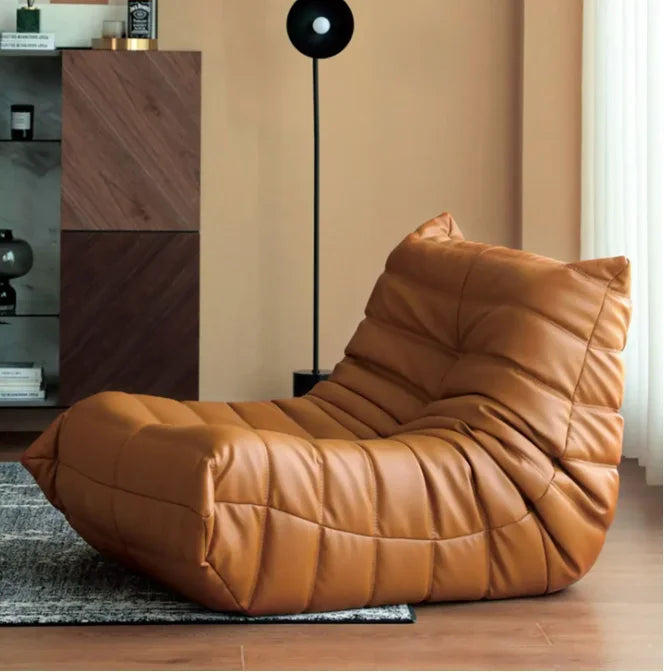 Caterpillar lazy sofa living room can sleep small apartment balcony can lie single sofa chair Internet celebrity tatami double