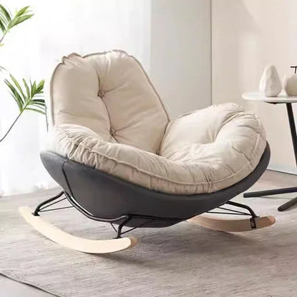 Thickened Penguin Rocking Chair Balcony Sofa Home Bedroom Leisure Chair Wide