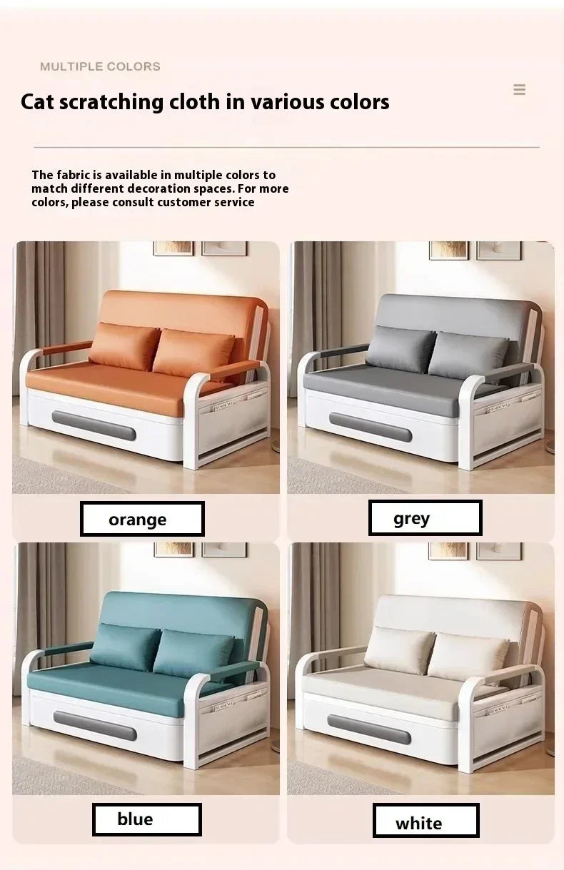 Fresh foldable home sofa fold bed furniture sofa set living room furniture minimalist sofa bed foldable lazy
