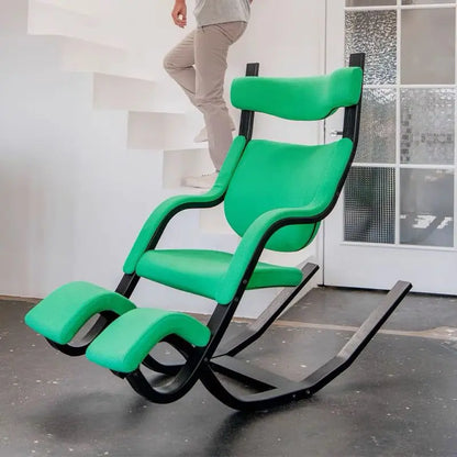 Gravity balance chair, European new living room bedroom multi-functional single sofa chair