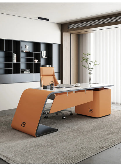 Manager Storage Executive Office Desk Modern Cheap Adjustable Study Computer Desk Drawers Modern Bureau Tafel Work Station Table