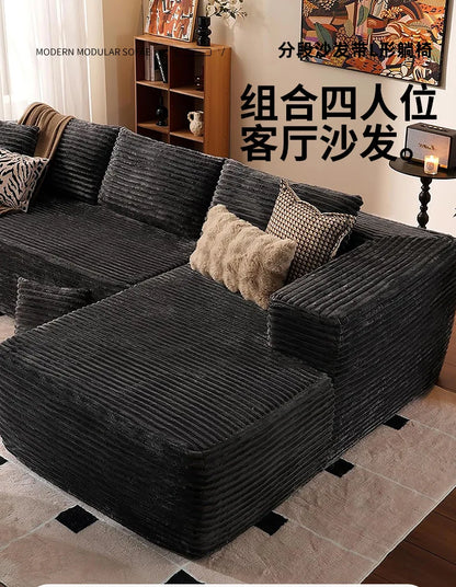 Vacuum Compression Sofa Cotton Tofu Block Module Combination Simple Living Room Small Apartment Sofa