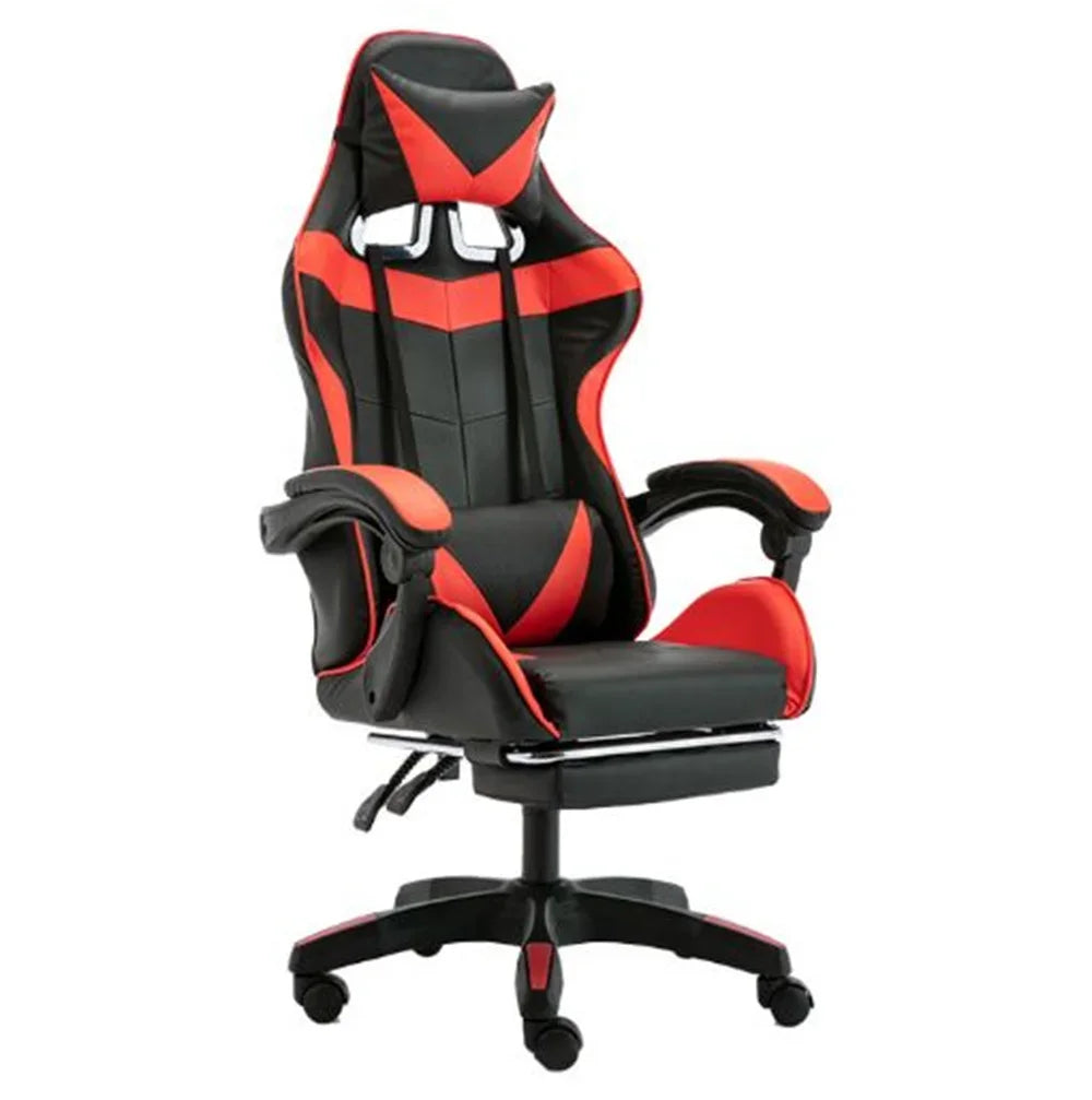 1 X Office Gaming Chair Lumbar Support Swivel Desk Armchair Wheels Office Home Chair Professional LOL Computer WCG