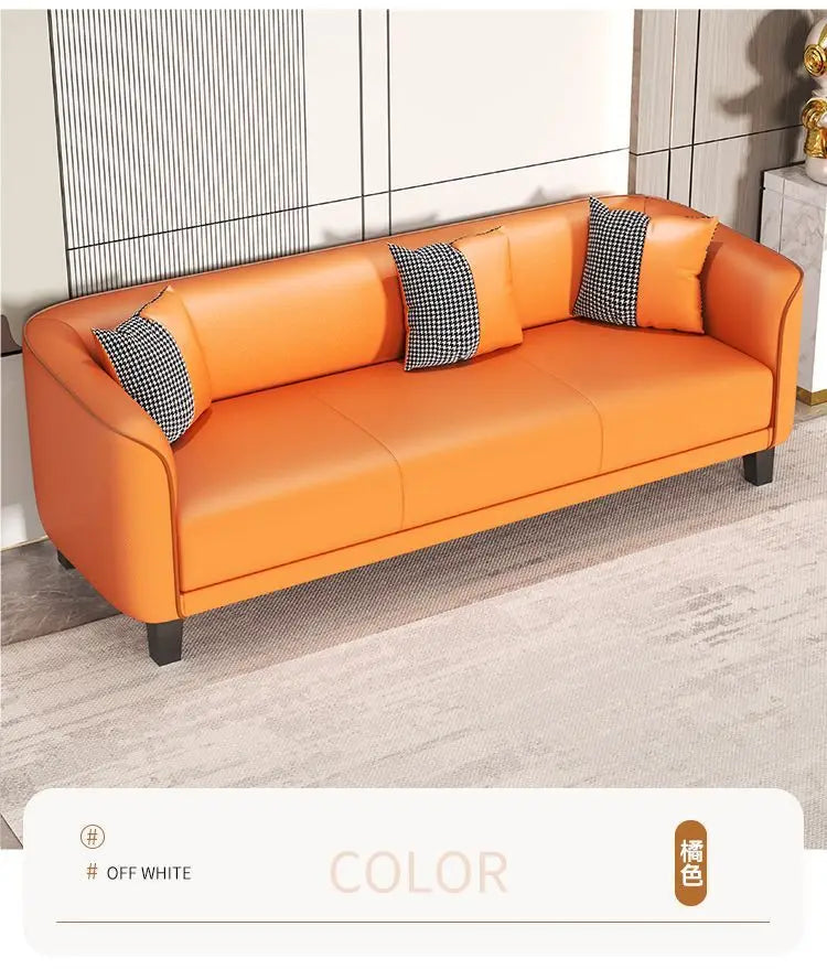 Italian light luxury cat claw cloth sofa small apartment living room double rental room bedroom apartment simple modern large so