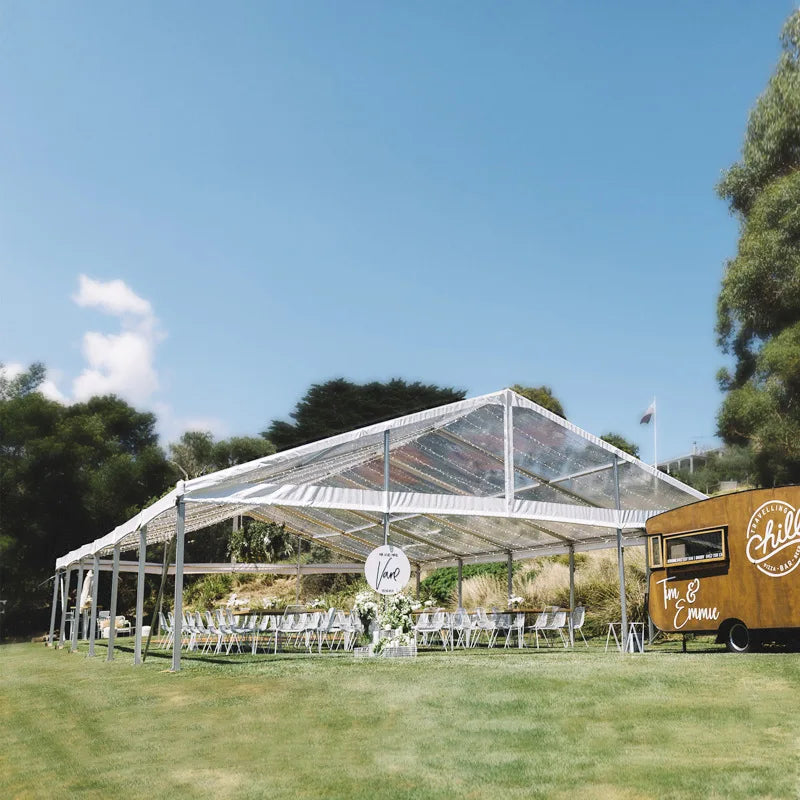 Factory Custom Aluminum Tent Waterproof Large Outdoor Event Wedding Exhibition Shelter PVC Marquee Tent Commercial Banquet Tent