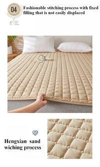 1PC Soft Fibre Waterproof Mattress Cover Thickened Breathable Diaper Proof Foldable Household