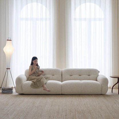 French Cream Style Sofa Modern Simple Living Room Comfortable Trendy Sofas Romantic High Quality Luxury Divano Home Furniture