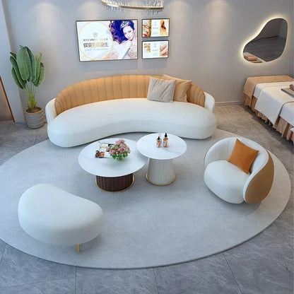FAFAFA  A-FAFA Lounge Corner Sofa Luxury Modern Sleeper Floor Cloud Designer Sofa Living Room Lazy Modular Home Furniture  SHUN