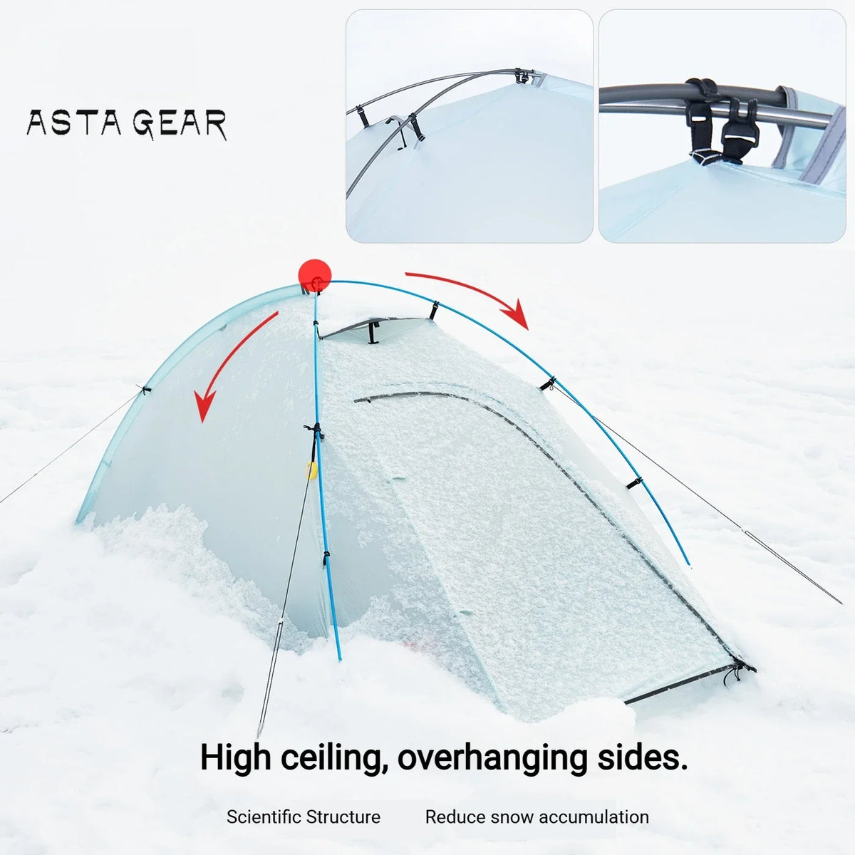 2 Person Ultralight Backpacking Tent Waterproof 3000mm 10D Nylon Double Layer Windproof Tent Camping Hiking Trekking Outdoor