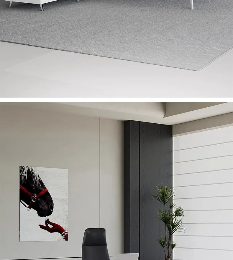 Simple and light luxury office desk and chair combination President's table Manager table Large desk office