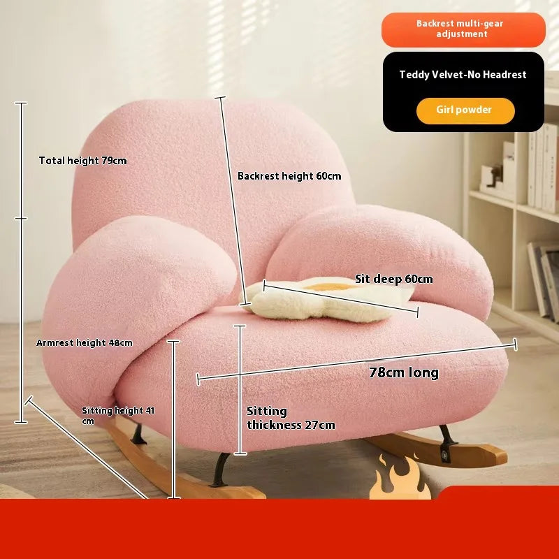 m Modern Ergonomic White Chairs Minimalist Living Room Recliner Lounge Chairs Floor Bedroom Para Home Decor m