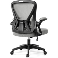 Office Chair Ergonomic Home Computer Desk Chairs Comfy Breathable Mesh Chair with Adjustable Lumbar Support Flipup Armrests Exe