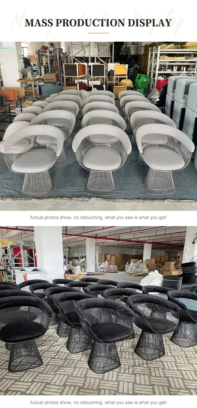 2025 Modern Luxury Black Painting Stainless Steel Dining Chair for Home Velvet Single Sofa Chairs Dining Table Chairs