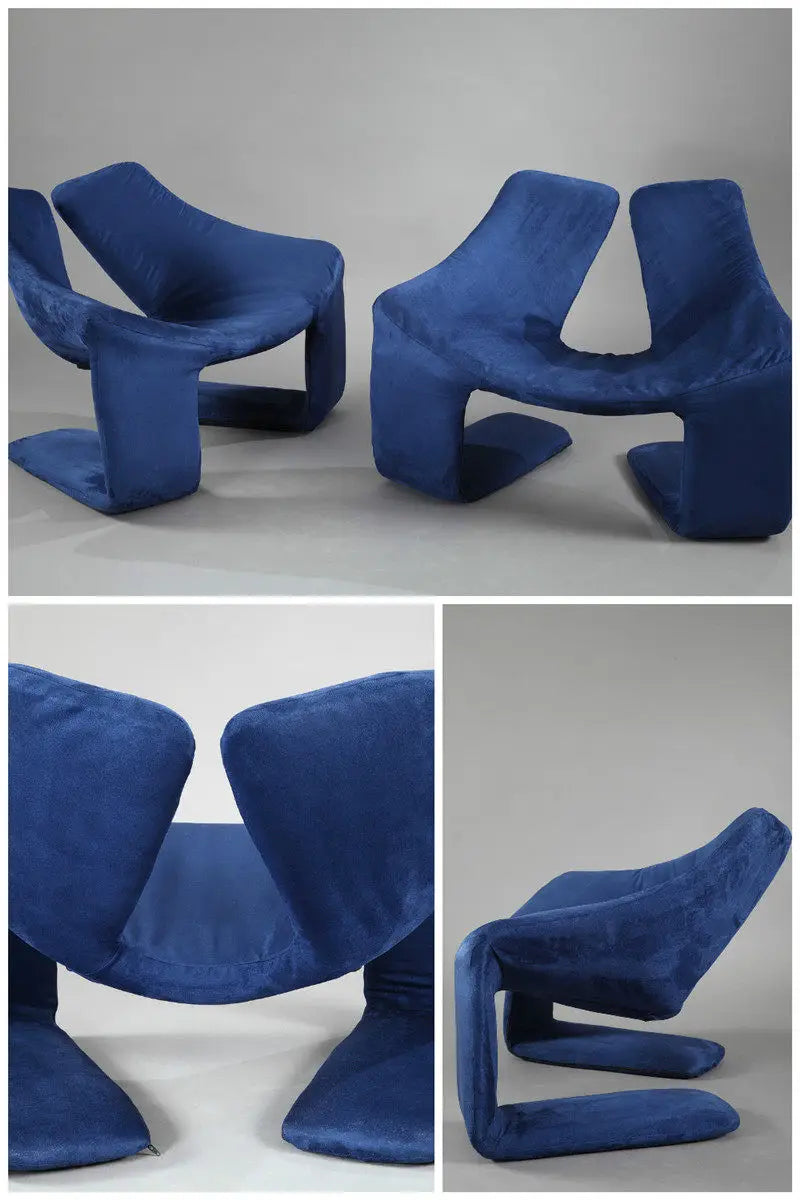 Creative fabric leisure single chair FRP special-shaped hotel leisure chair