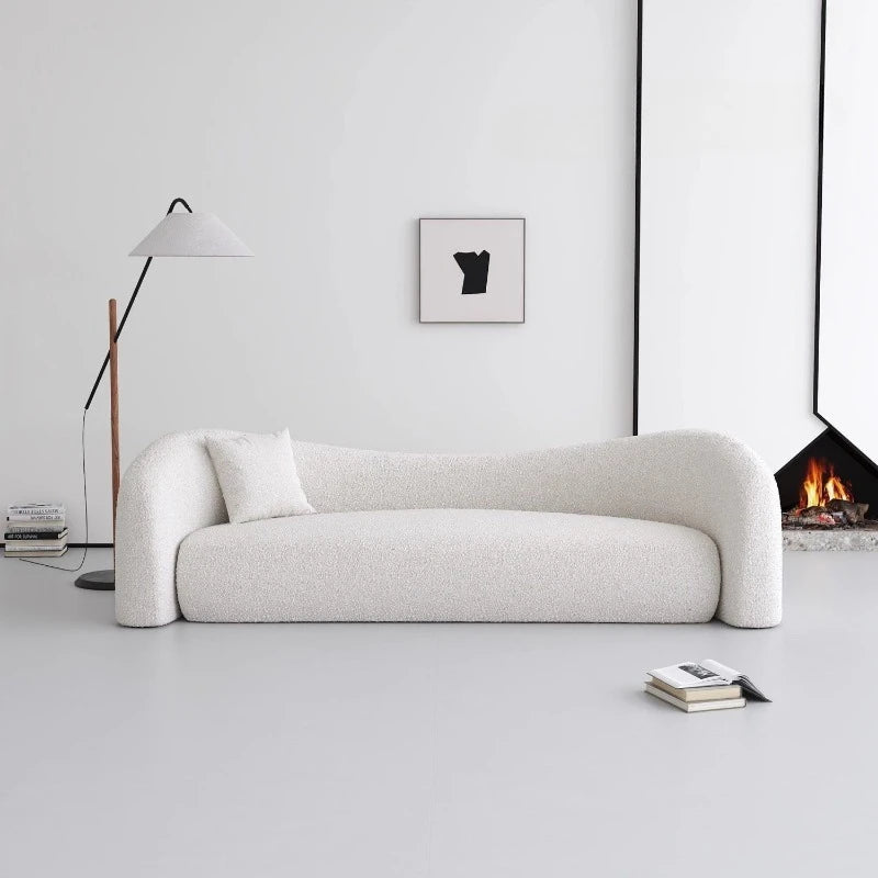 Nordic cream style simple modern sofa small apartment clothing store negotiation reception rest area