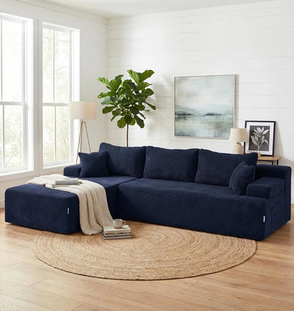 Modular Sectional Sofa Couches L-Shape Couch 3 Seat Modular Sofa Memory Foam Sectional Couches for Living Room,, Customized