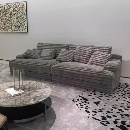 Design Filler Living Room Sofas European Beige Luxury Floor Compressed Sofas Puffs Recliner Modern Divani Soggiorno Furniture