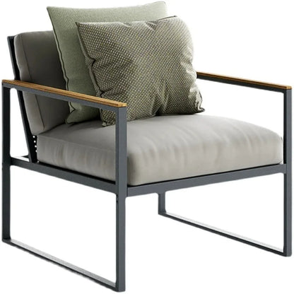 Outdoor aluminum alloy sofa waterproof and sun protection outdoor garden courtyard open-air furniture