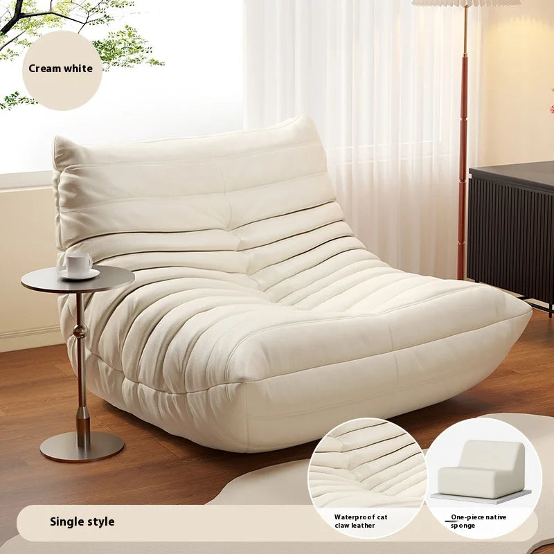 Modern Double Lazy Sofa Living Room Minimalist Relaxing Recliner Sofa Puff Comfortable Salas Y Sofas Muebles Room Decor