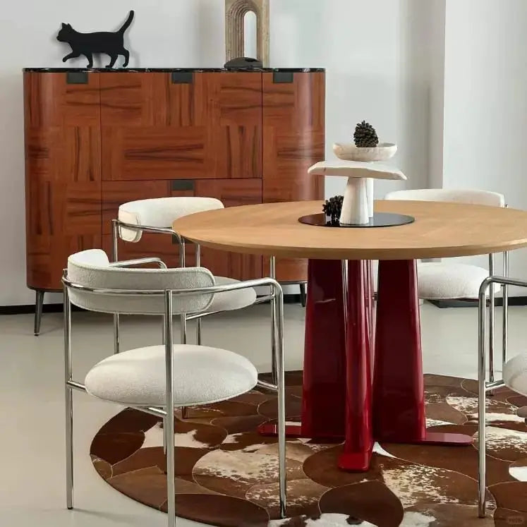 Modern Stainless Steel Dining Chair Designer Dining Chair Home Furniture Bauhaus Single Person Chair Medieval Negotiation Chair