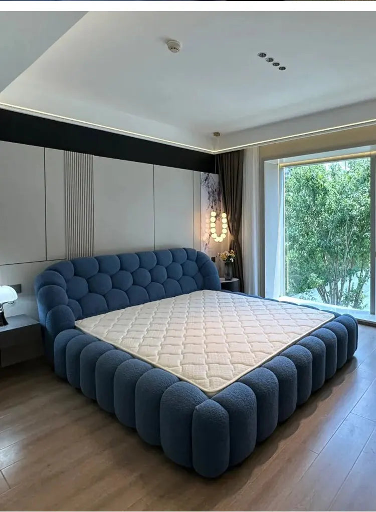 Lounge Clear Bed Decoration Beauty Room Decor Large Size European Sun Sleeping Bed Safe Letto Matrimoniale Trendy Furniture