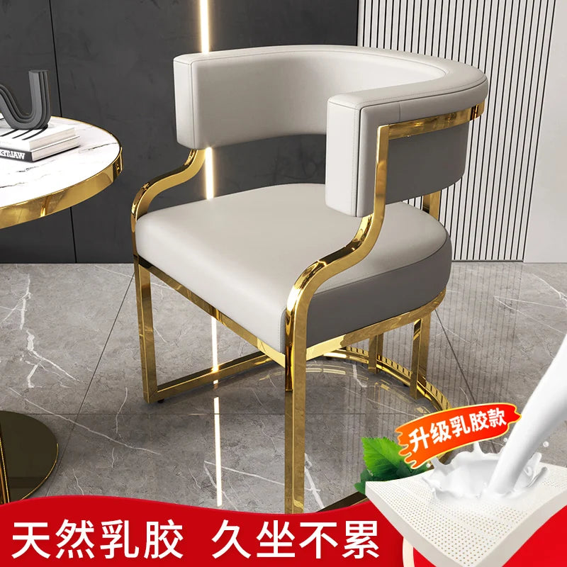 Premium Mahjong Sofa Chair - Multi-Functional Seating for Reception, Negotiation and Nail Art in Small Apartments