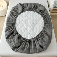 Fitted Bed Sheet Protector Breathable Waterproof Bedspreads Cover Anti-mite Anti-bacterial