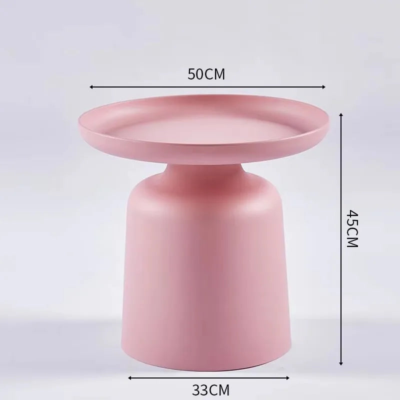 Coffee Table Nordic Living Room Sofa Side Simple Coffee Tables Round Corner Modern Home Small Tea Tables Furniture Mesa Plastic