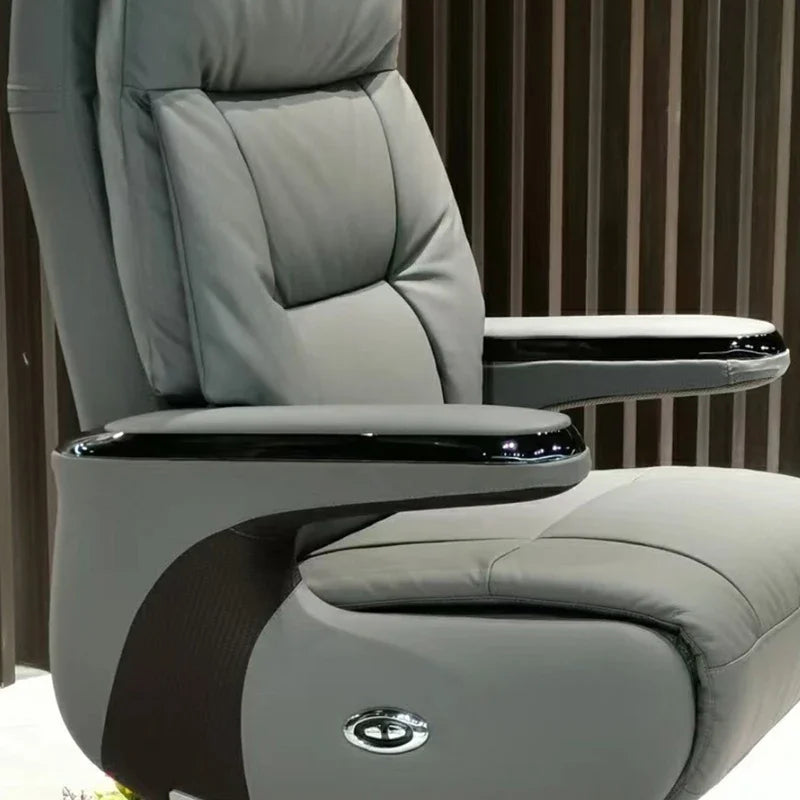 Bedroom Leather Office Chair Rolling Vanity Study Swivel Luxury Chair Accent Recliner Sillas De Escritorio Salon Furniture