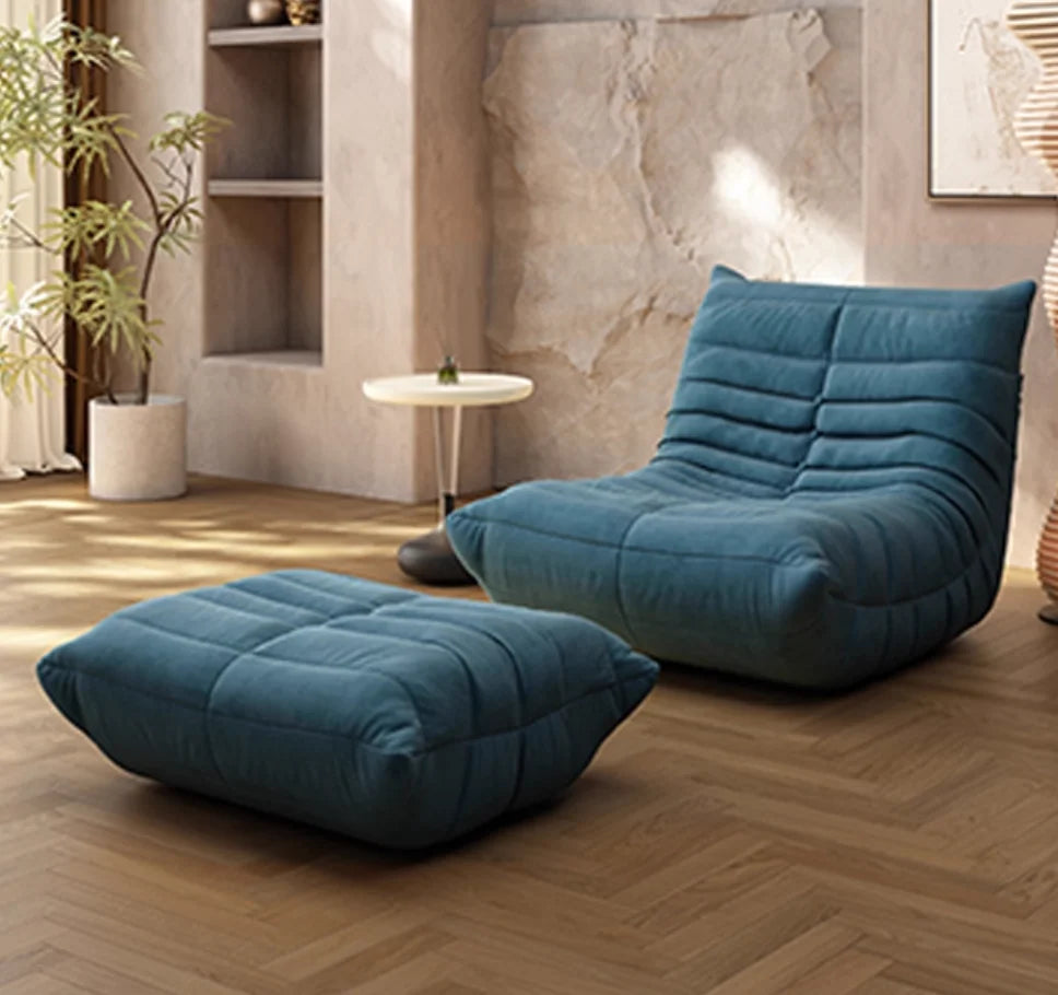 Vacuum compression sofa Full sponge Internet celebrity Caterpillar lazy Compressino sofa Balcony single chair