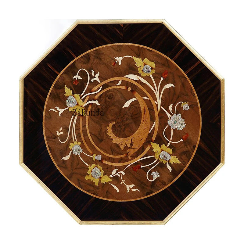 High quality unique central table design living room furniture luxury classical round coffee table