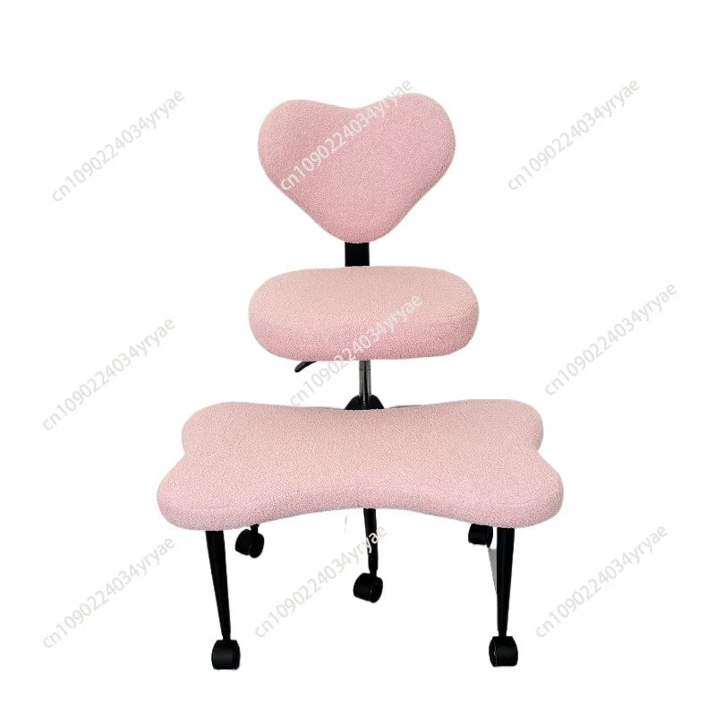 Cross Leg Chair - Meditation Chair with Wheels, ADHD Chair, Height Adjustable Seat, Adjustable Footstool