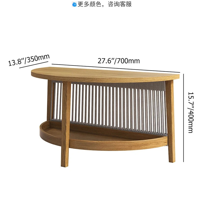 Outdoor circular sofa, rattan woven outdoor courtyard garden, villa restaurant, outdoor booth, anti-corrosion teak furniture