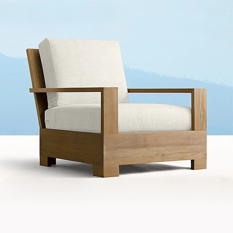 Villa Hotel Open Air Garden Terrace Outdoor Courtyard Single Waterproof Sofa
