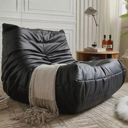 BLazy fabric bedroom living room cream wind can lie down and sleep leisure balcony single chair