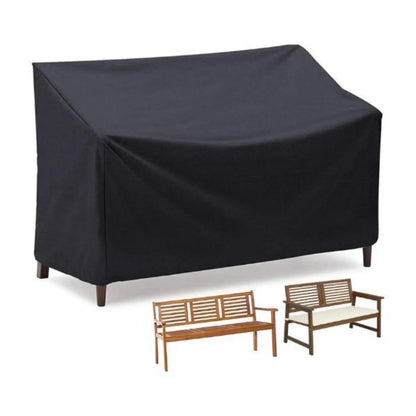 1pc Garden Bench Cover Waterproof Oxford Fabric Breathable Furniture Seat Protective Cover For 2/3/4-seater Benches Spare Parts