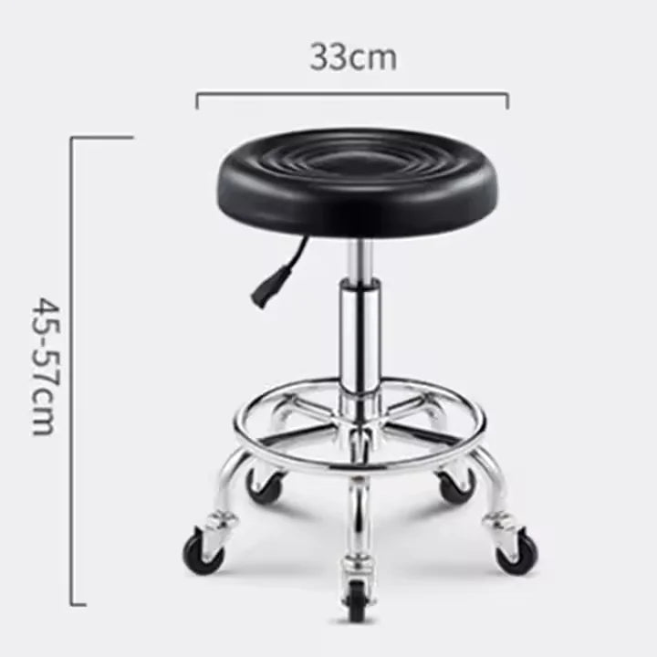Adjustable Height Swivel Medical Clinic Classic Style Tattoo Spa Salon Barber Shop Stool Chair With Wheels