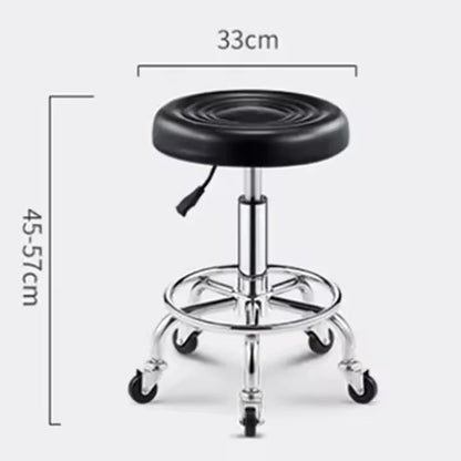 Adjustable Height Swivel Medical Clinic Classic Style Tattoo Spa Salon Barber Shop Stool Chair With Wheels