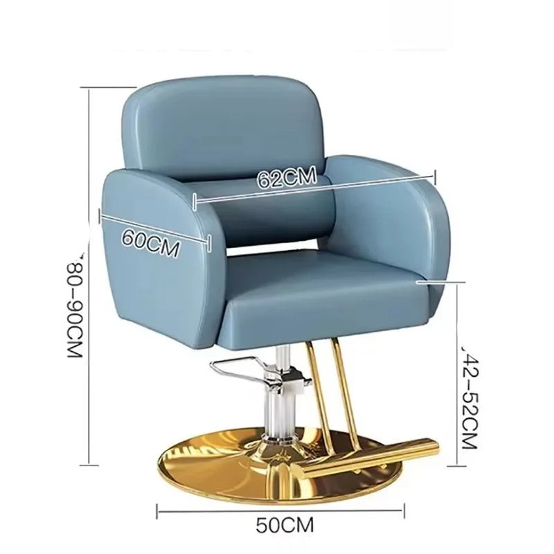 Classic Fashion Barber Chairs Simple Exquisite Trendy Premium Salon Chairs Beauty Modern Bancos Con Ruedas Salon Furniture