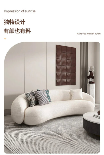 Minimalist Nordic Living Room Sofas Leather Recliner Designer Modern Sofas Luxury Lounge Balcony Cheap Divano Home Furniture