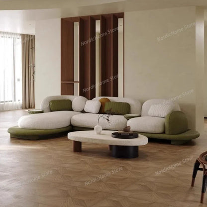 Light Luxury Italian Sofa Living Room Designer Unusual Adult High Quality Aesthetics Sofas Aesthetics Trendy Muebles Furniture